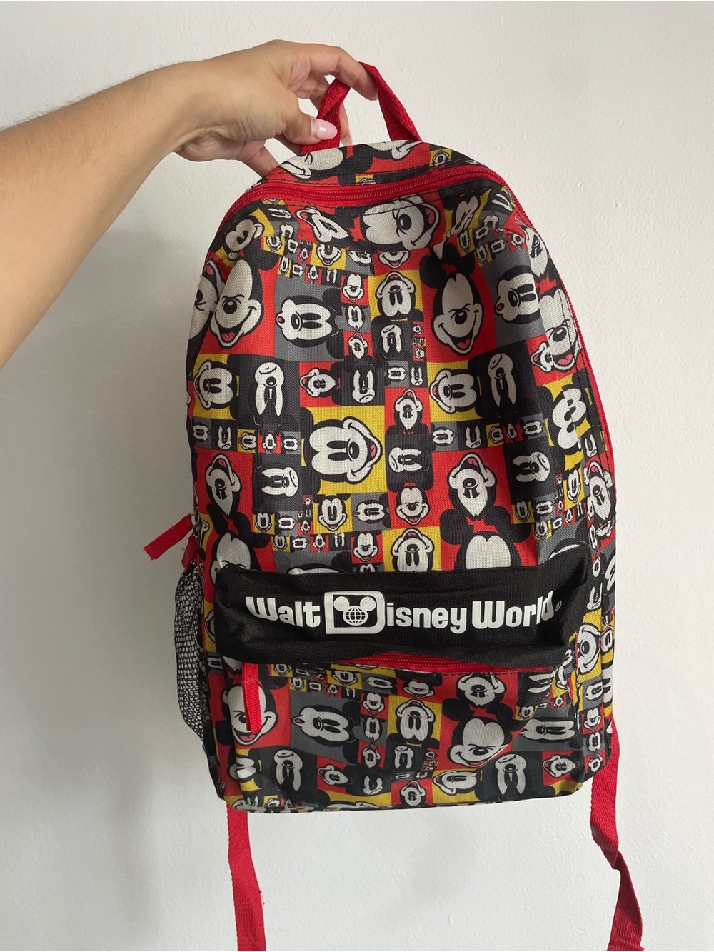 Walt Disney World Mickey Mouse Print Backpack